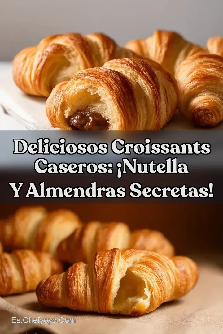 Deliciosos Croissants Caseros: &iexcl;Nutella y Almendras Secretas!