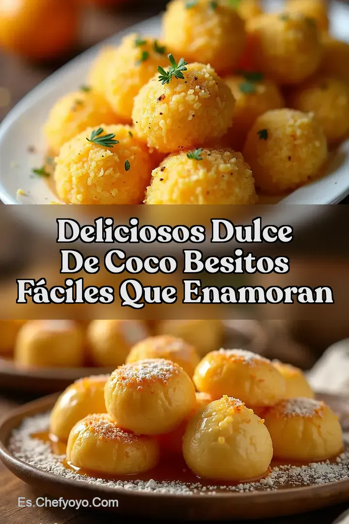 Deliciosos Dulce De Coco Besitos F&aacute;ciles Que Enamoran