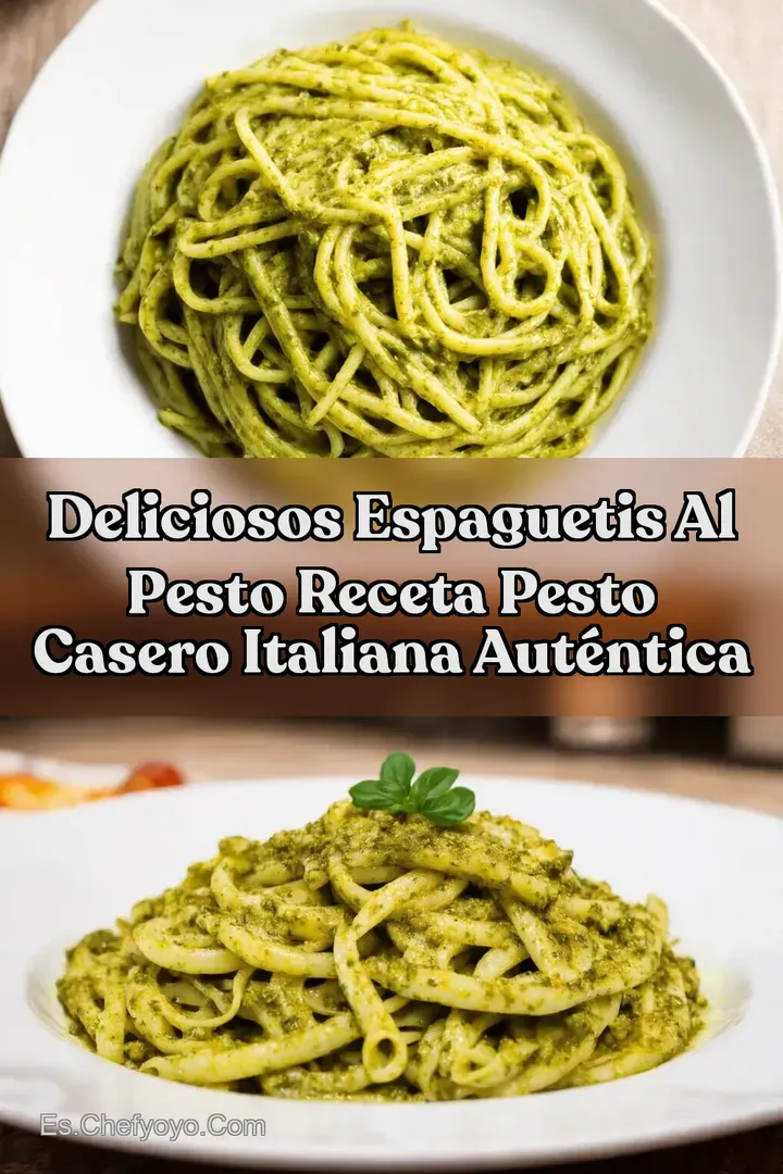 Deliciosos Espaguetis al Pesto Receta Pesto Casero Italiana Aut&eacute;ntica