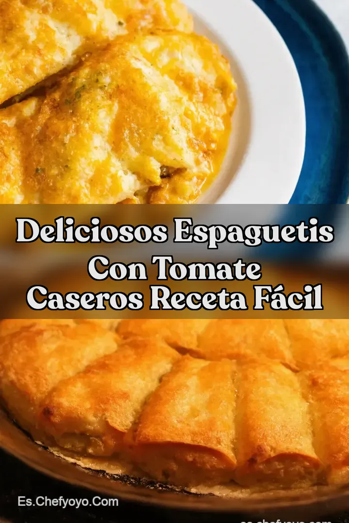Deliciosos Espaguetis Con Tomate Caseros Receta F&aacute;cil