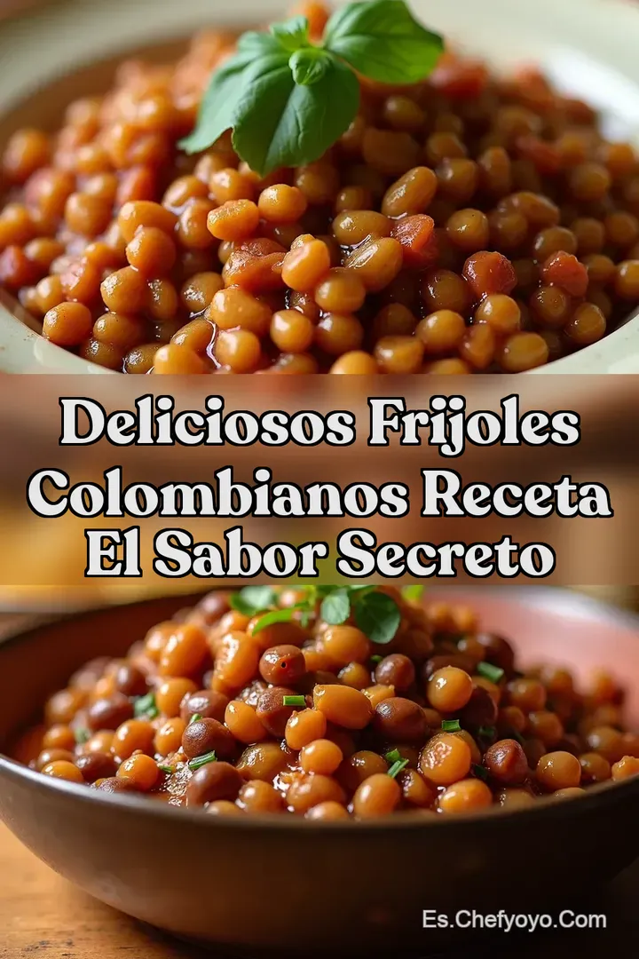 Deliciosos Frijoles Colombianos Receta El Sabor Secreto