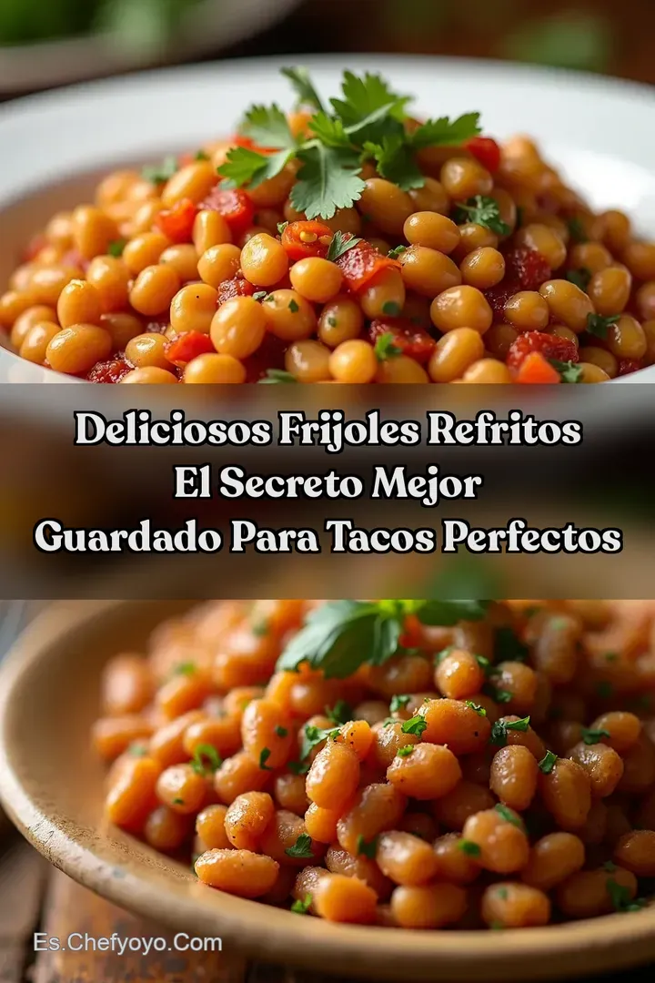 Deliciosos Frijoles Refritos El Secreto Mejor Guardado para Tacos Perfectos