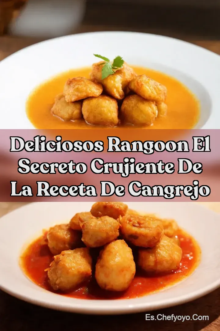 Deliciosos Rangoon El Secreto Crujiente de la Receta de Cangrejo