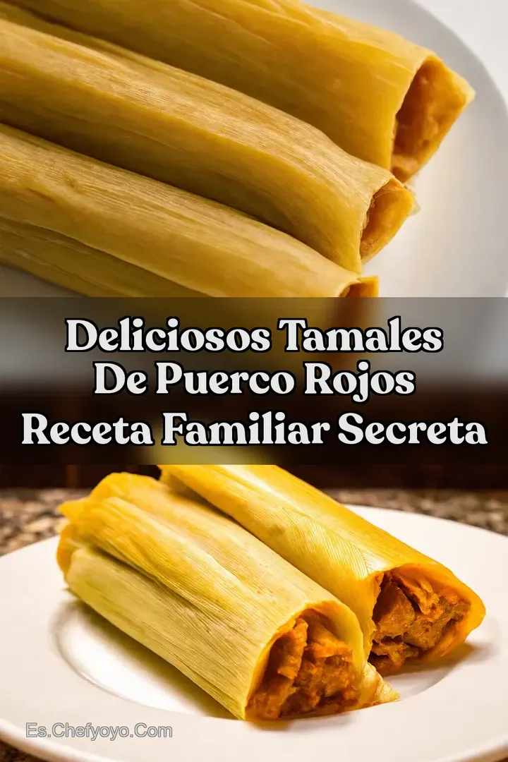 Deliciosos Tamales de Puerco Rojos Receta Familiar Secreta