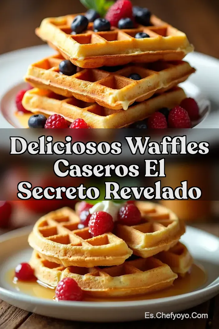 Deliciosos Waffles Caseros El Secreto Revelado