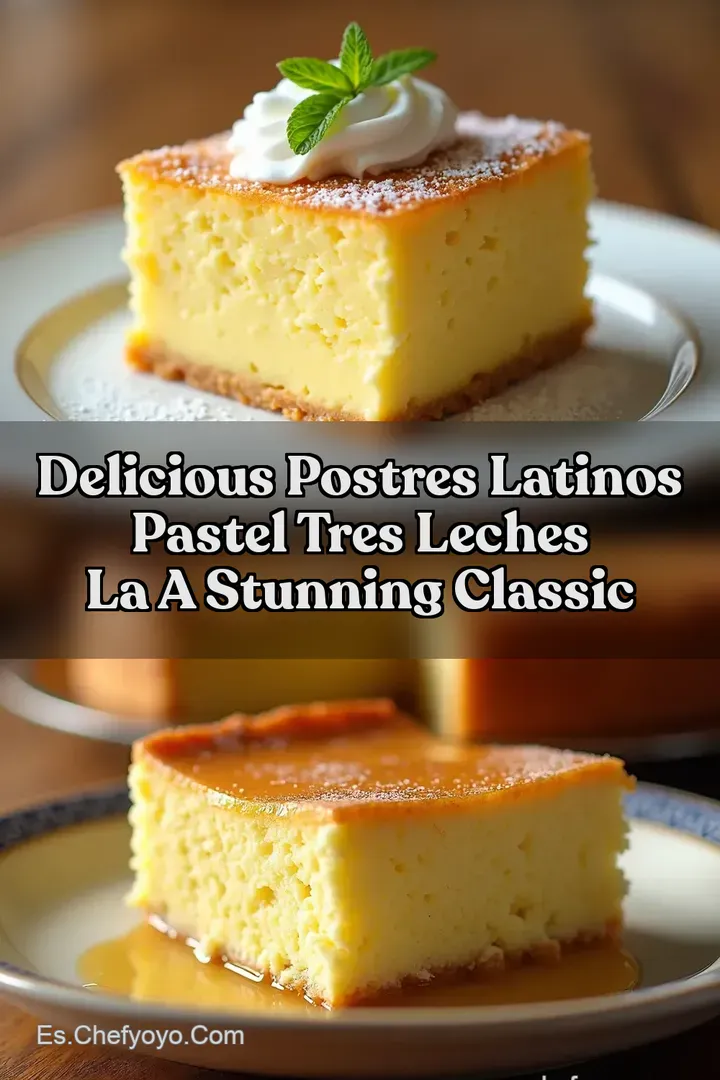 Delicious Postres Latinos Pastel Tres Leches La A Stunning Classic