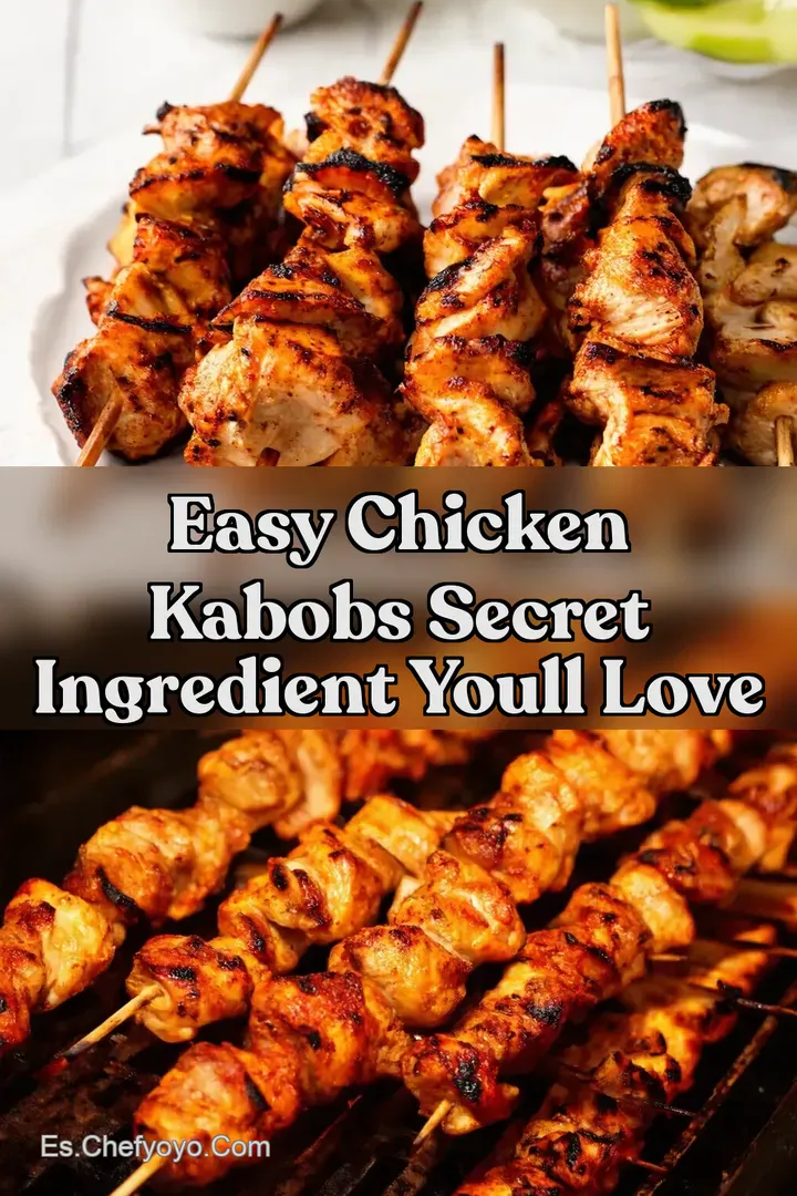Easy Chicken Kabobs Secret Ingredient Youll Love