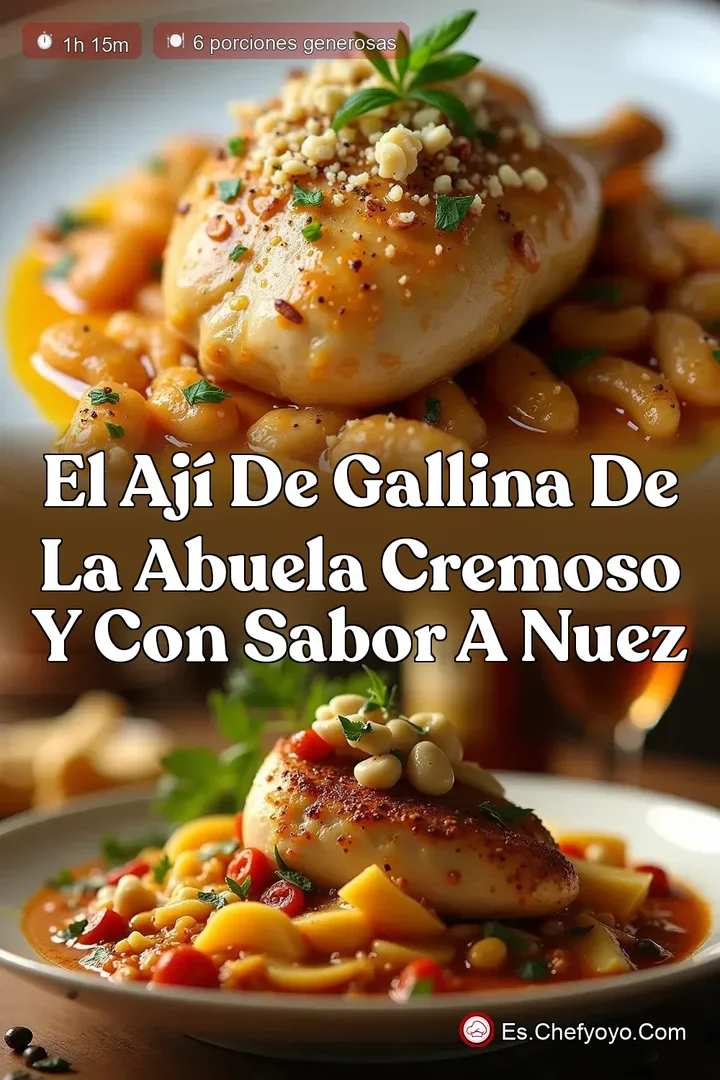 El Aj&iacute; de Gallina de la Abuela Cremoso y con Sabor a Nuez