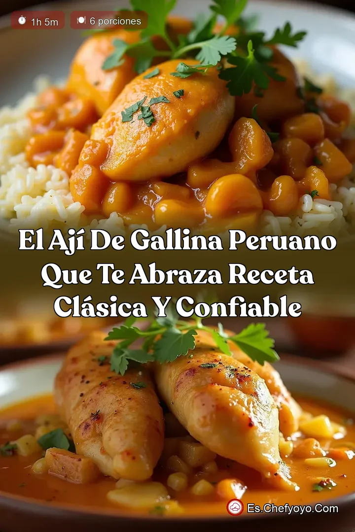 El Aj&iacute; de Gallina Peruano que te Abraza Receta Cl&aacute;sica y Confiable