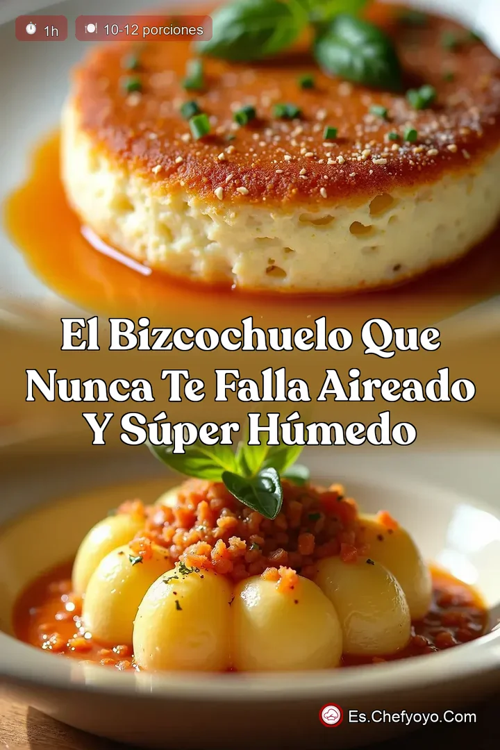 El Bizcochuelo Que Nunca Te Falla Aireado y S&uacute;per H&uacute;medo