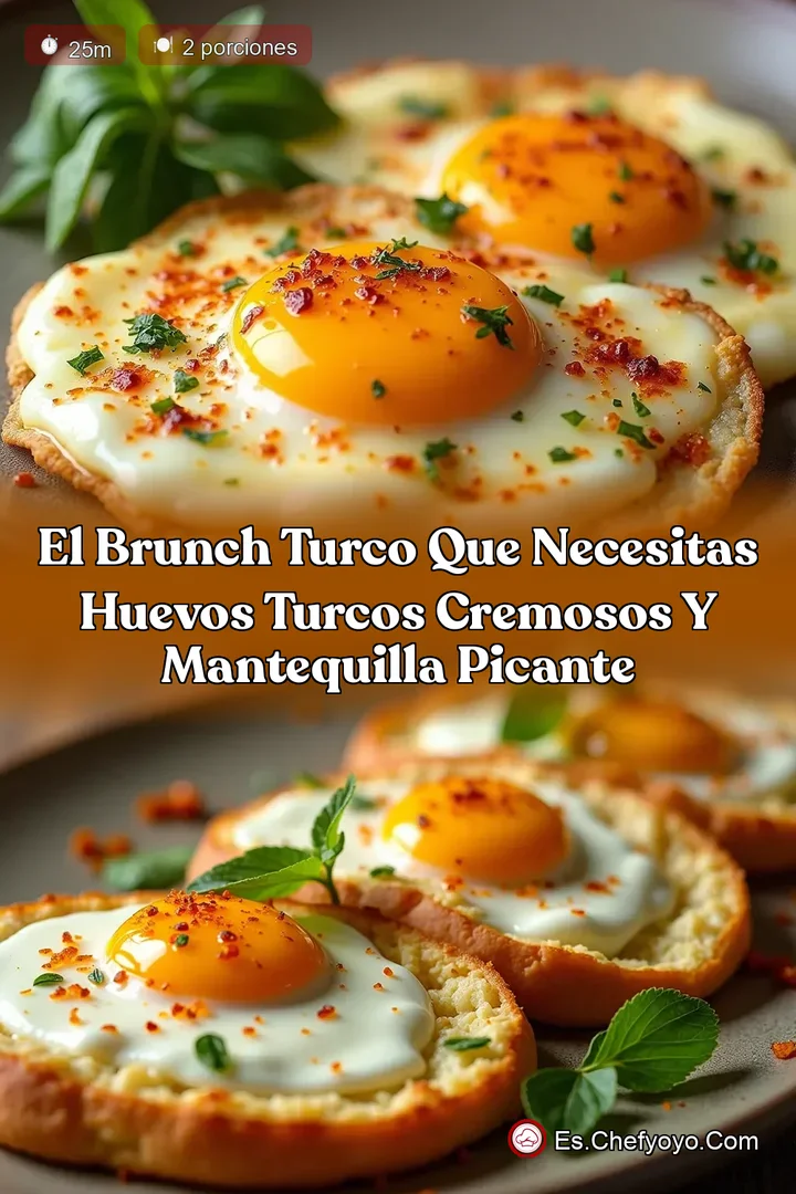 El Brunch Turco que Necesitas Huevos Turcos Cremosos y Mantequilla Picante