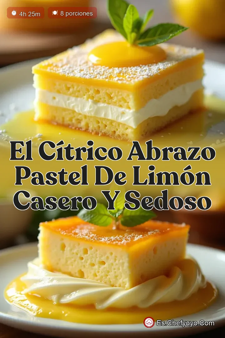 El C&iacute;trico Abrazo Pastel de Lim&oacute;n Casero y Sedoso