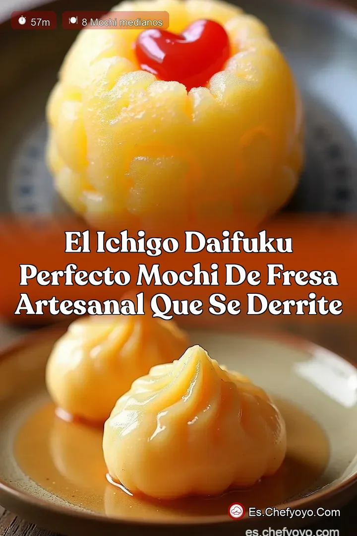 El Ichigo Daifuku Perfecto Mochi de Fresa Artesanal que se Derrite