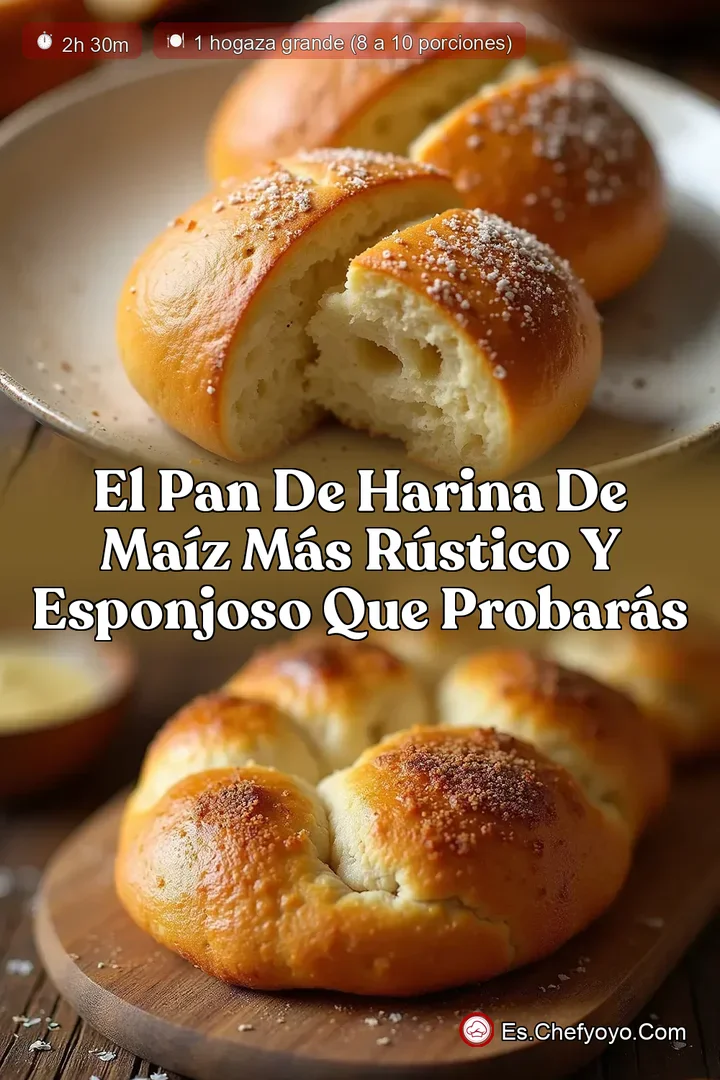 El Pan de Harina de Ma&iacute;z M&aacute;s R&uacute;stico y Esponjoso que Probar&aacute;s