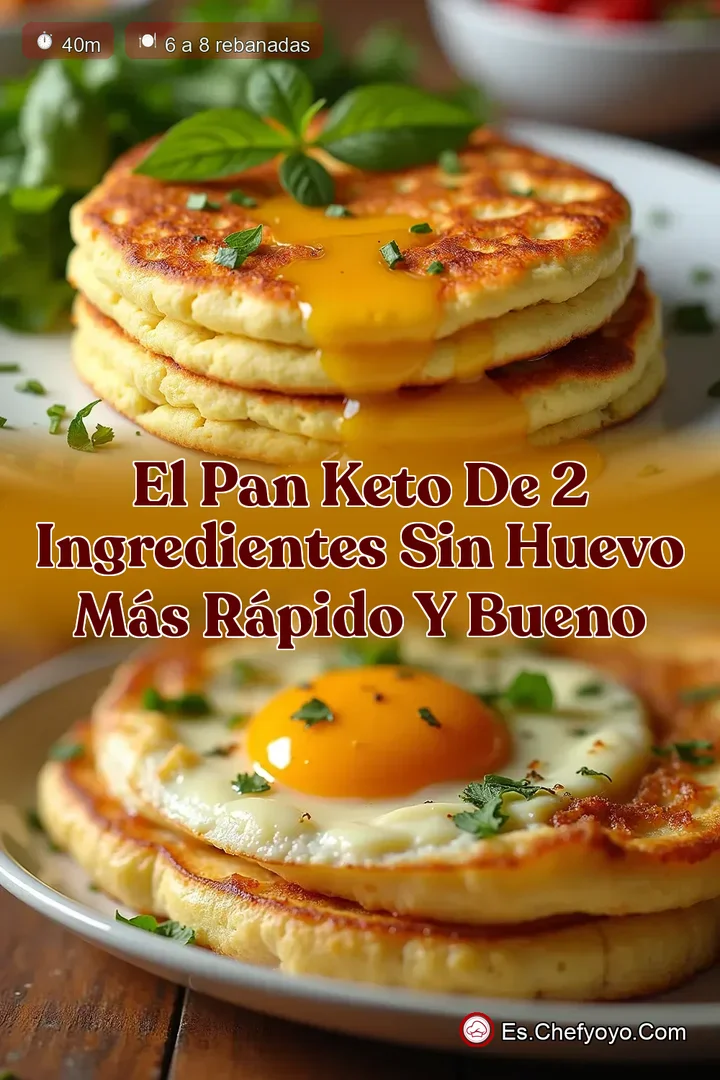 El Pan Keto de 2 Ingredientes Sin Huevo M&aacute;s R&aacute;pido y Bueno