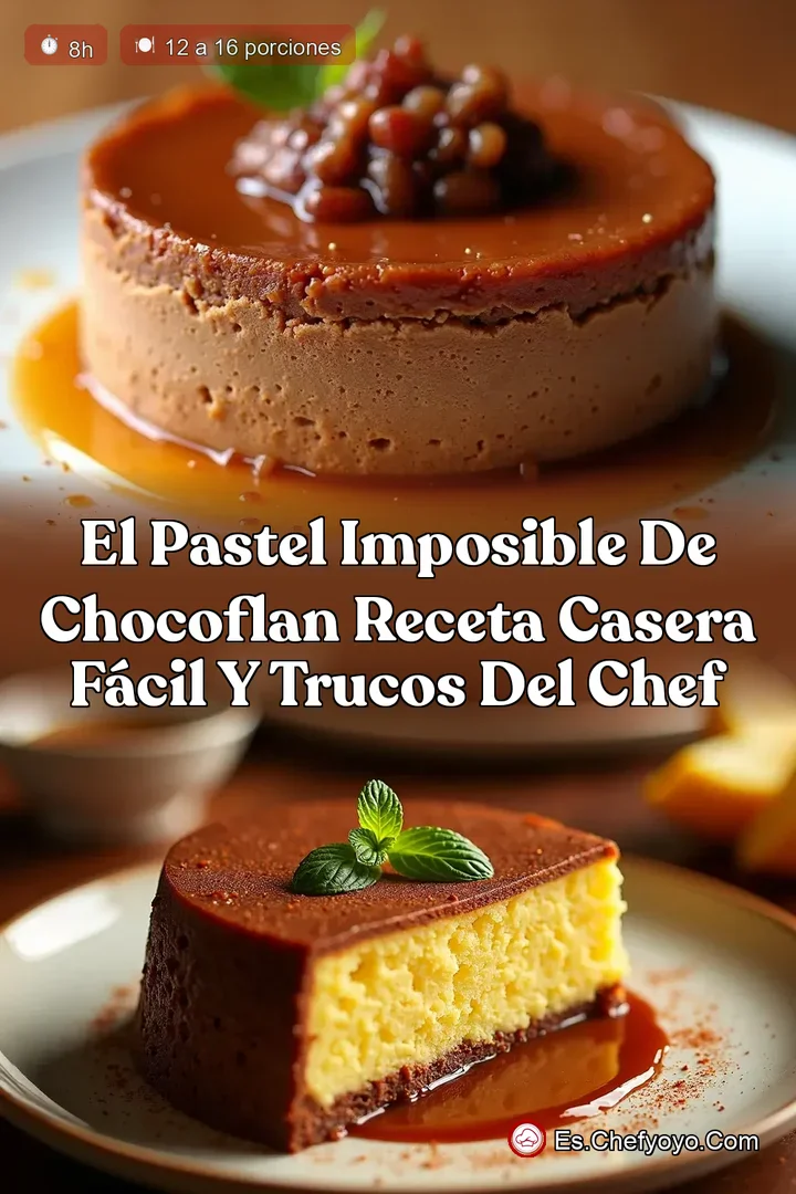 El Pastel Imposible de Chocoflan Receta Casera F&aacute;cil y Trucos del Chef