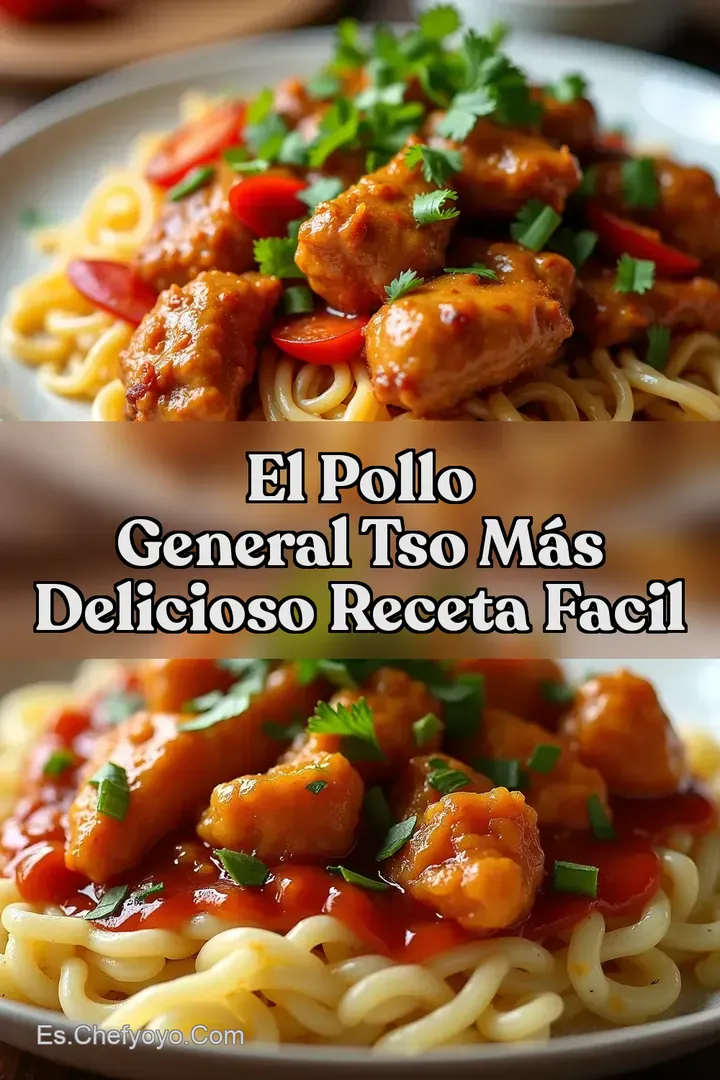 El Pollo General Tso M&aacute;s Delicioso Receta Facil