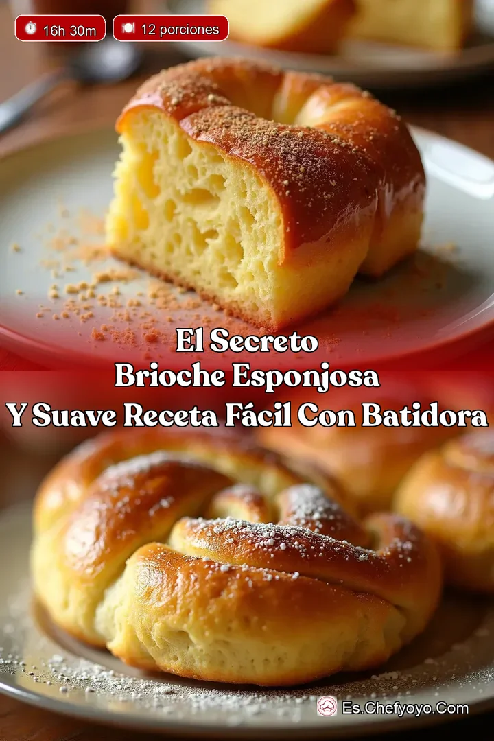 El Secreto Brioche Esponjosa y Suave Receta F&aacute;cil con Batidora