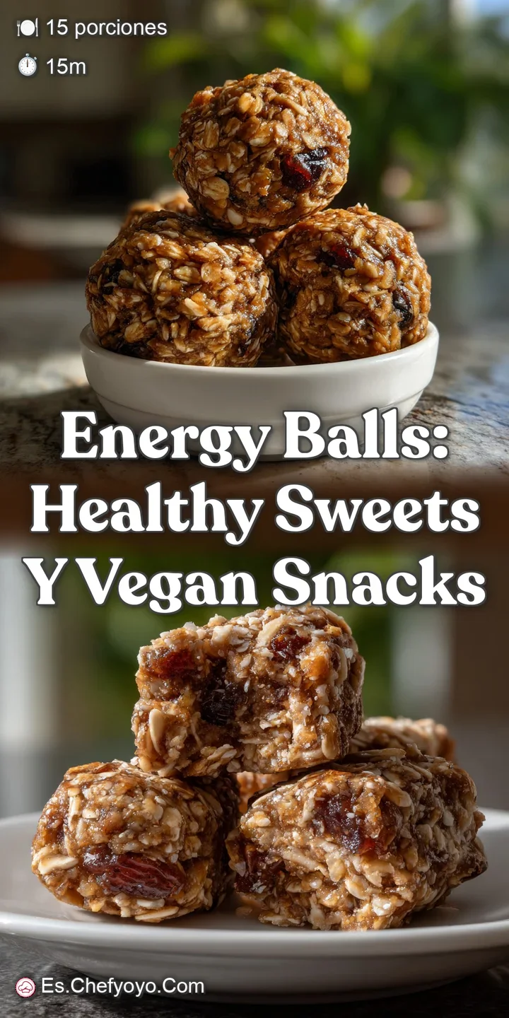 Energy Balls: Healthy Sweets y Vegan Snacks