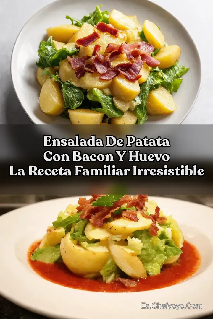 Ensalada de Patata con Bacon y Huevo La Receta Familiar Irresistible