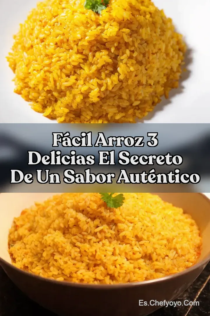 F&aacute;cil Arroz 3 Delicias El Secreto de un Sabor Aut&eacute;ntico