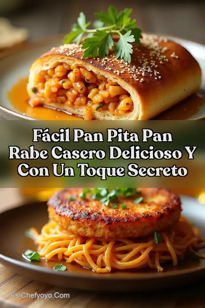 F&aacute;cil Pan pita Pan rabe Casero Delicioso y Con Un Toque Secreto