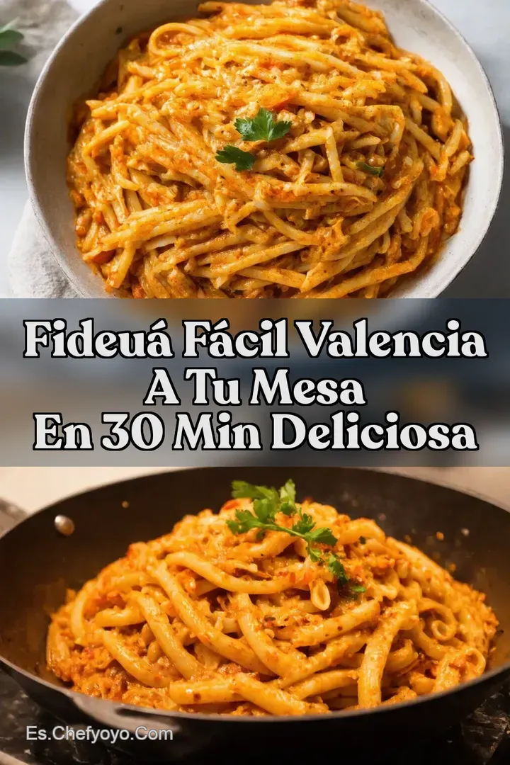 Fideu&aacute; F&aacute;cil Valencia a tu Mesa en 30 Min Deliciosa