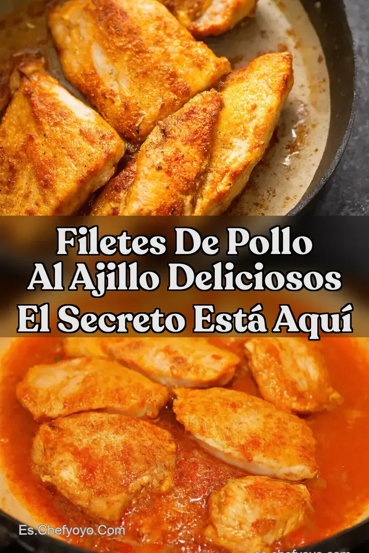 Filetes de Pollo al Ajillo Deliciosos El Secreto Est&aacute; Aqu&iacute;