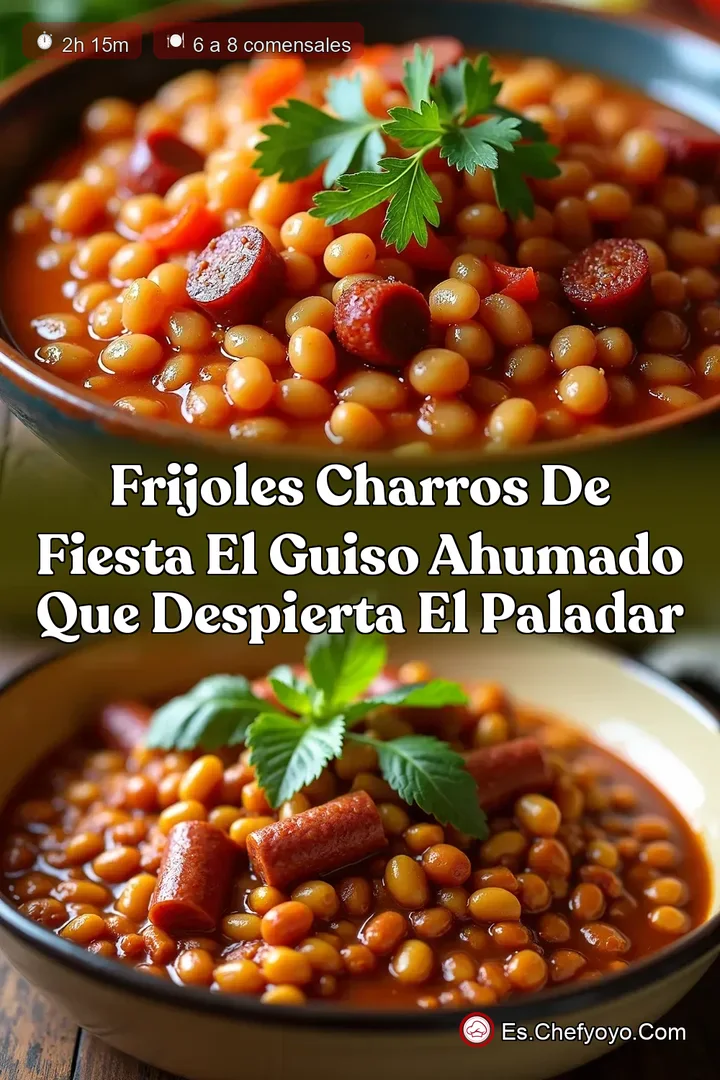 Frijoles Charros de Fiesta El Guiso Ahumado que Despierta el Paladar
