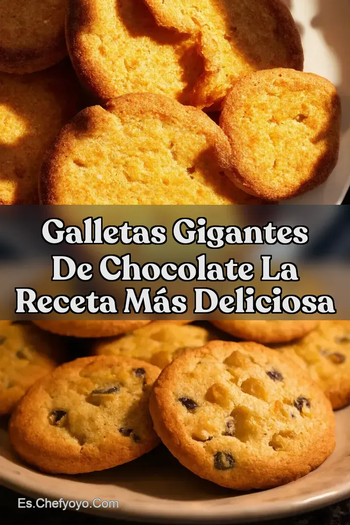 Galletas Gigantes de Chocolate La Receta M&Aacute;S Deliciosa