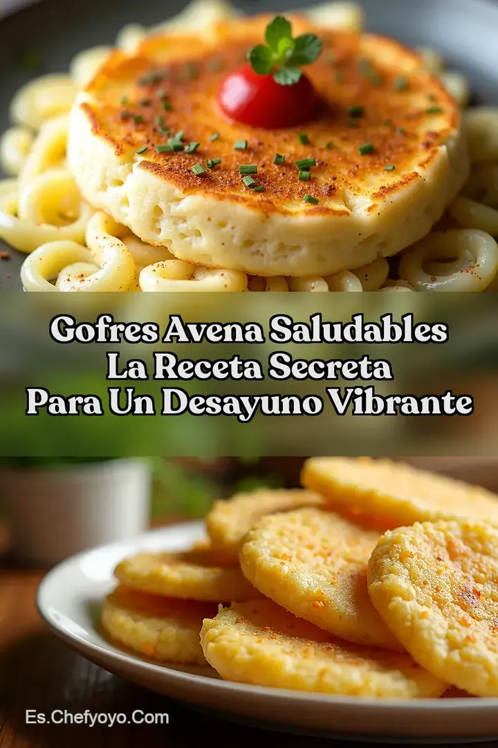 Gofres Avena Saludables La Receta Secreta para un Desayuno Vibrante