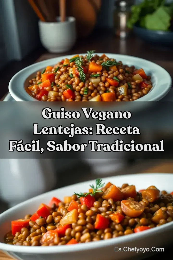 Guiso Vegano Lentejas: Receta F&aacute;cil Sabor Tradicional