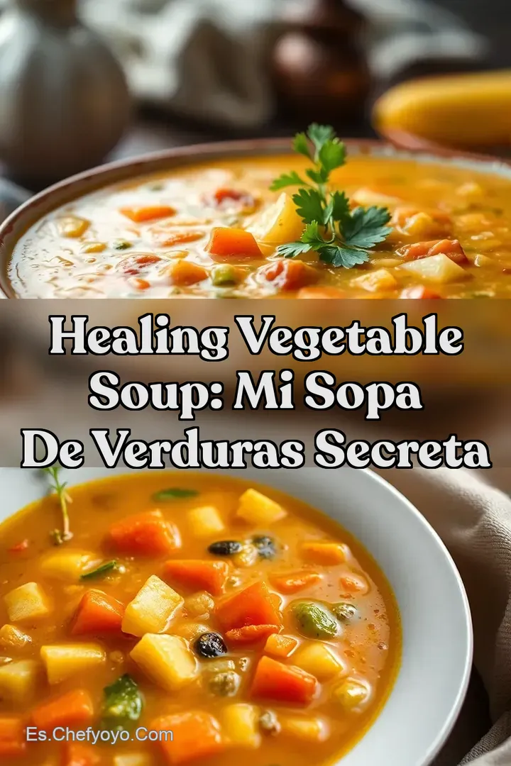Healing Vegetable Soup: Mi Sopa de Verduras Secreta