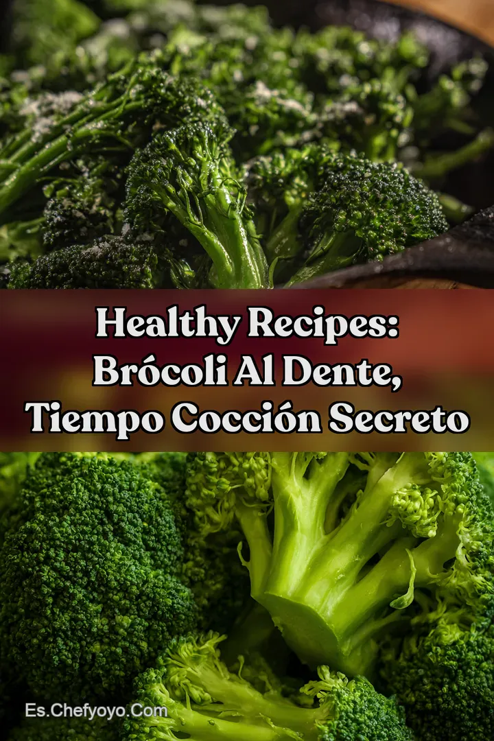 Healthy Recipes: Br&oacute;coli al Dente Tiempo Cocci&oacute;n Secreto