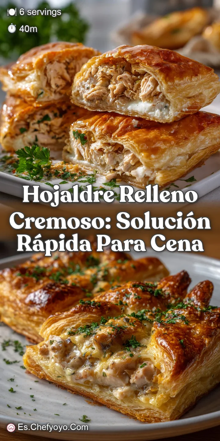 Close-up showcasing the flaky layers of pastry and the smooth, decadent filling. Warm tones and textures tempt the eye and...