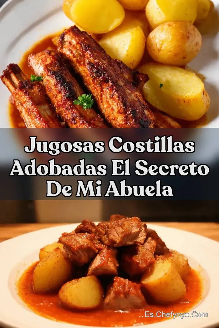Jugosas Costillas Adobadas El Secreto de mi Abuela