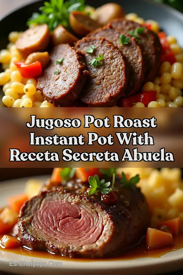 Jugoso Pot Roast Instant Pot With Receta Secreta Abuela