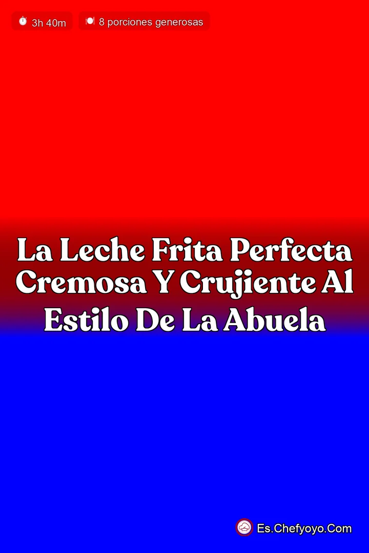La Leche Frita Perfecta Cremosa y Crujiente al Estilo de la Abuela