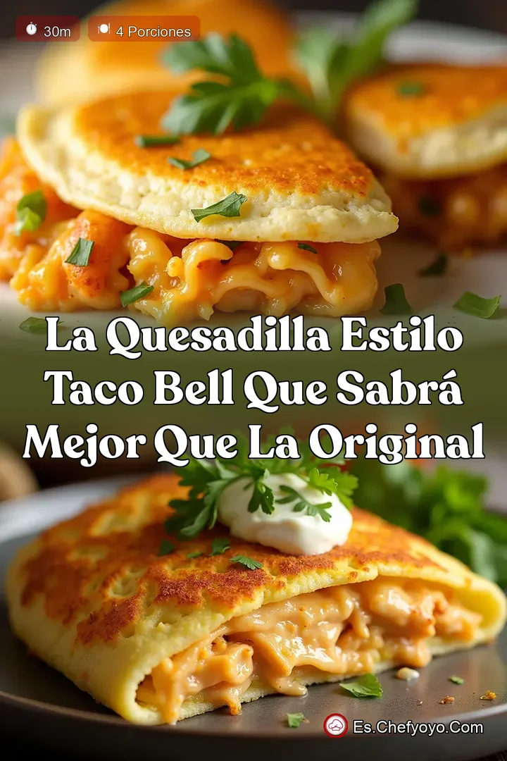La Quesadilla Estilo Taco Bell que Sabr&aacute; Mejor que la Original