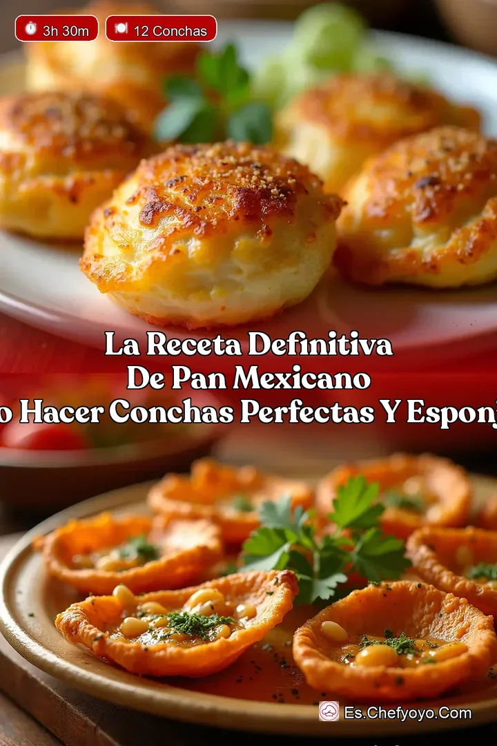 La Receta Definitiva de Pan Mexicano C&oacute;mo Hacer Conchas Perfectas y Esponjosas