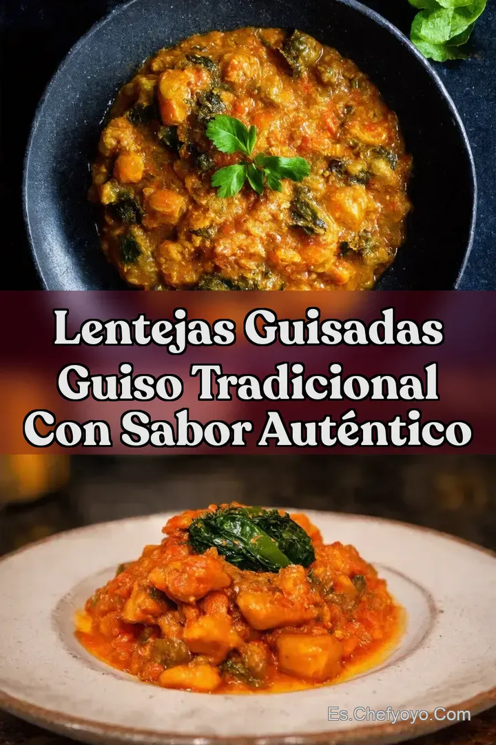 Lentejas Guisadas Guiso Tradicional con Sabor Aut&eacute;ntico