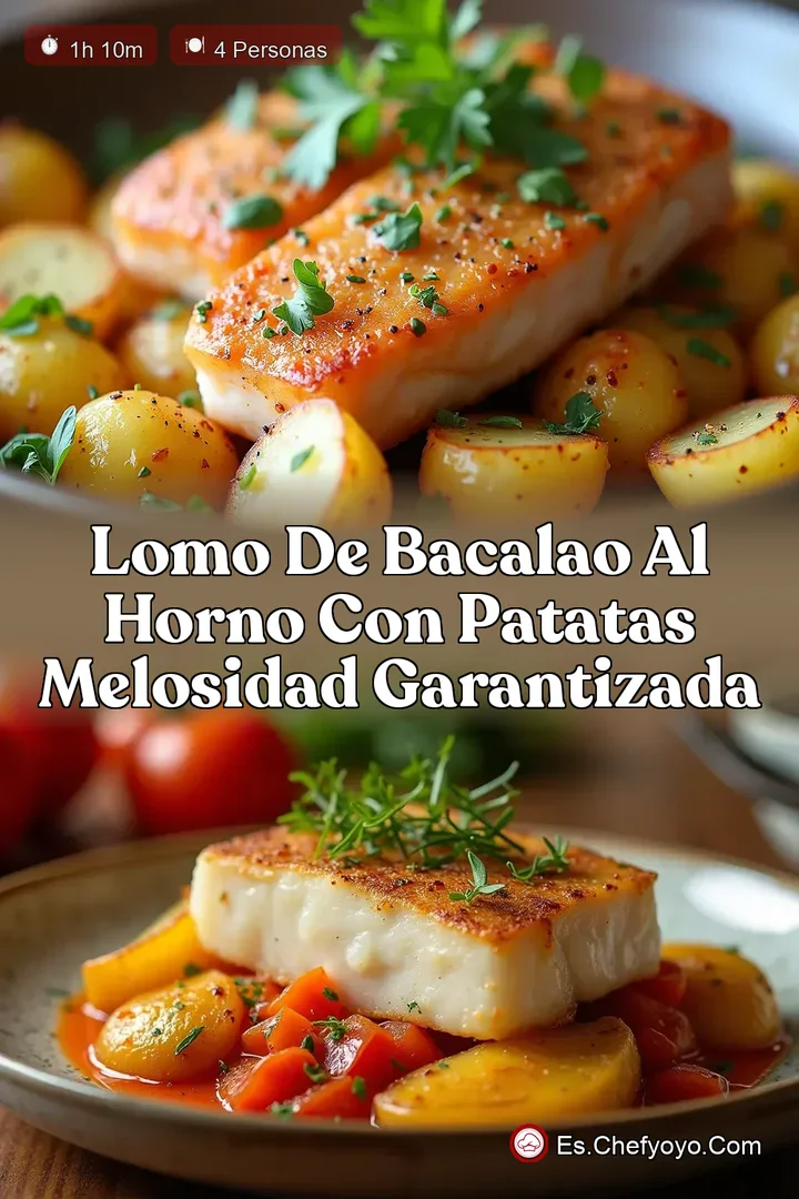 Lomo de Bacalao al Horno con Patatas Melosidad Garantizada