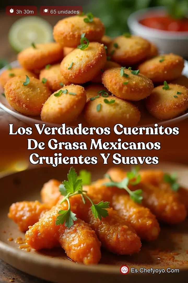 Los Verdaderos Cuernitos de Grasa Mexicanos Crujientes y Suaves