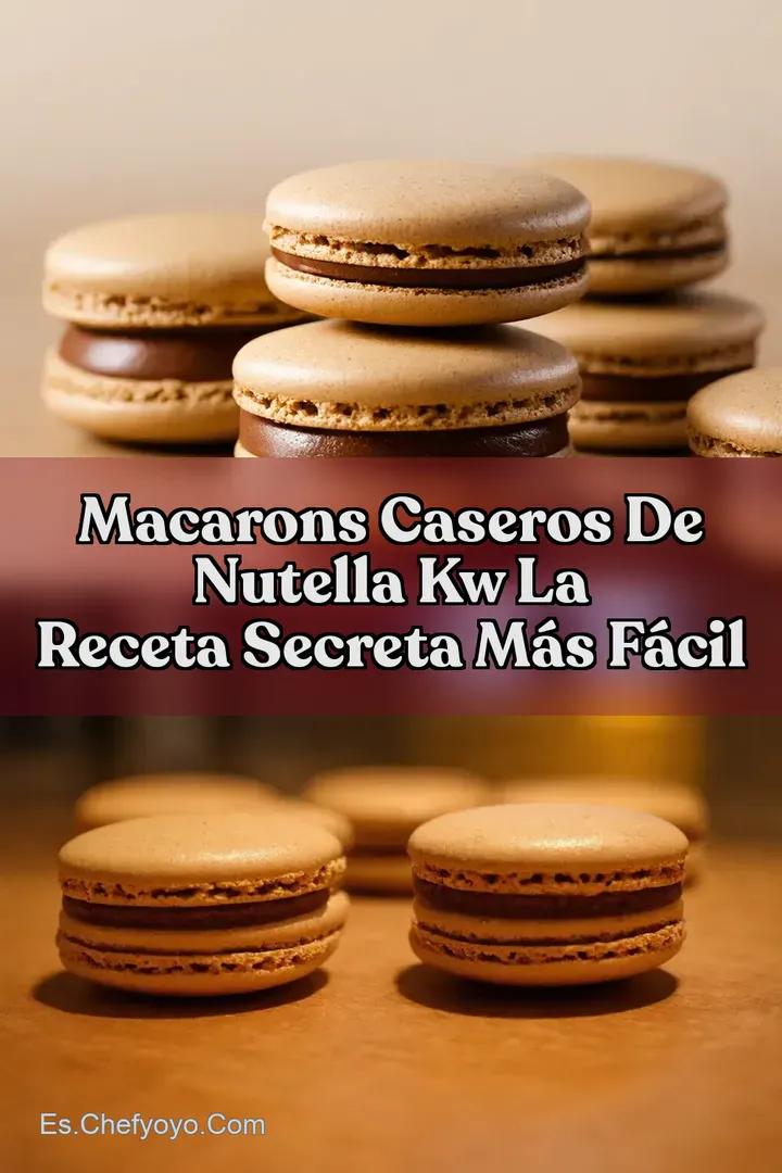 Macarons Caseros de Nutella kw La Receta Secreta M&aacute;s F&aacute;cil