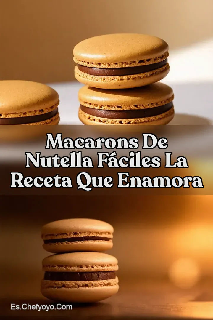 Macarons de Nutella F&aacute;ciles La Receta Que Enamora