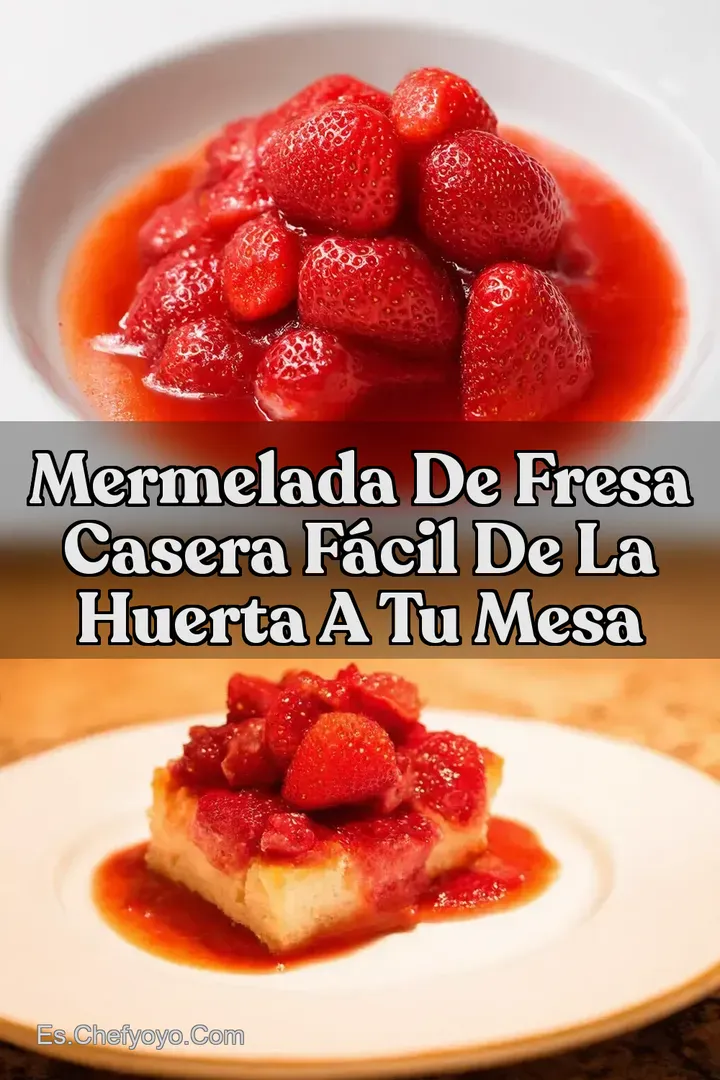 Mermelada de Fresa Casera F&aacute;cil De la Huerta a Tu Mesa