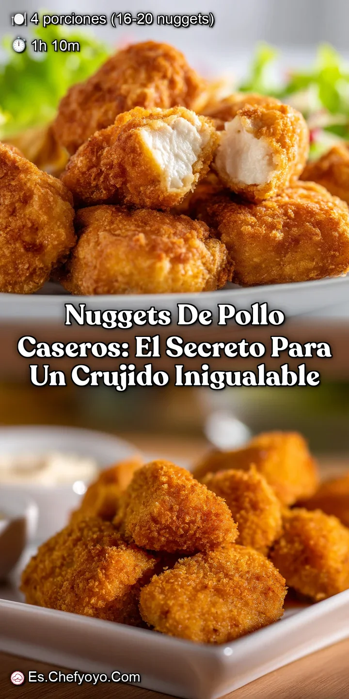 Nuggets de Pollo Caseros: El Secreto para un Crujido Inigualable