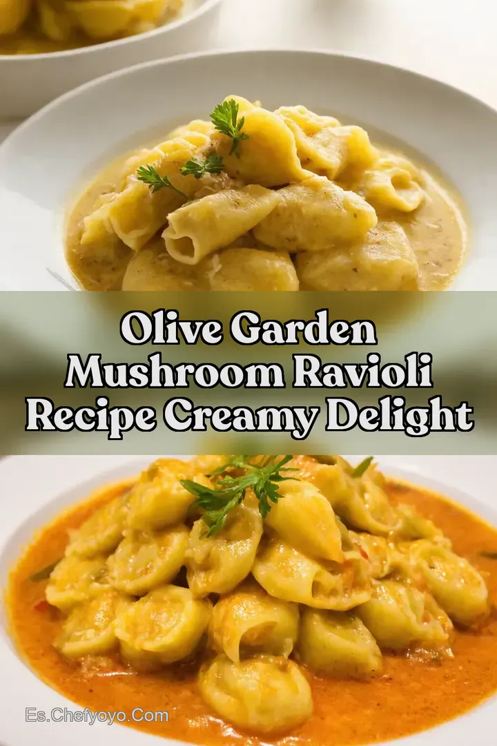 Olive Garden Mushroom Ravioli Recipe Creamy Delight