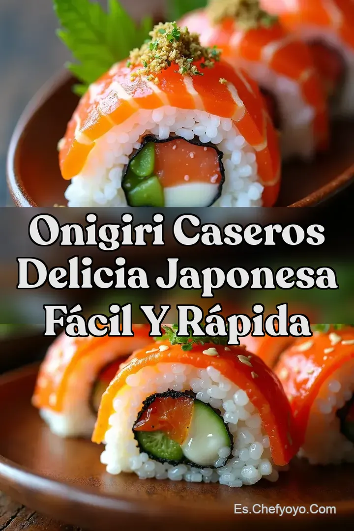 ONIGIRI Caseros Delicia Japonesa F&aacute;cil y R&aacute;pida