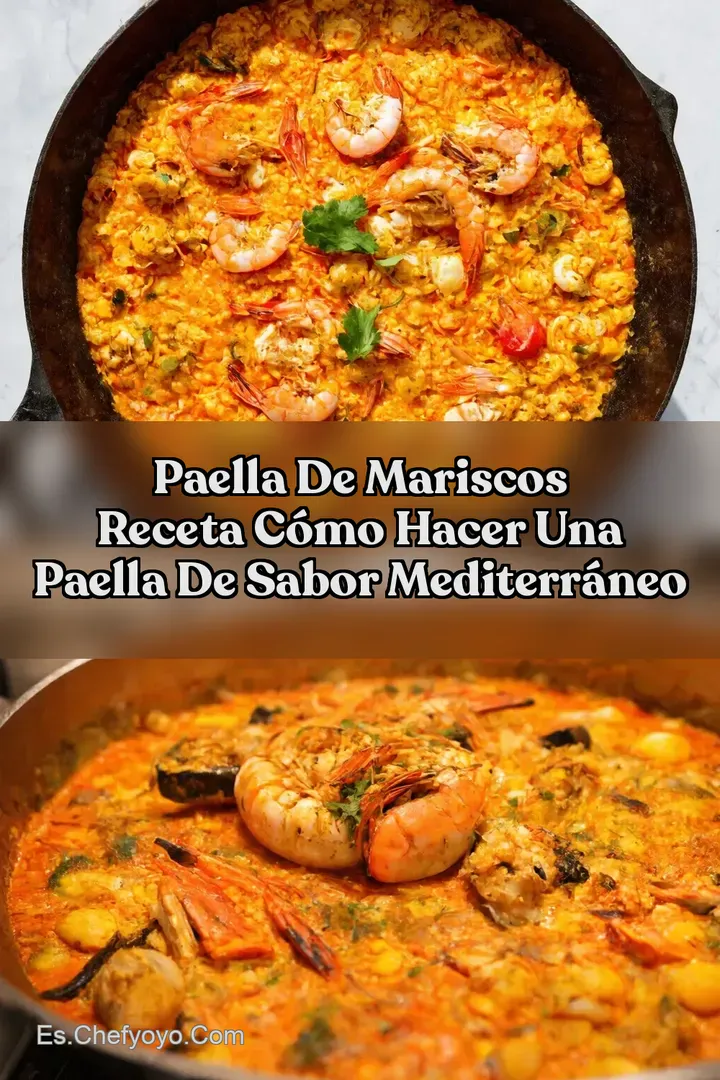 Paella de Mariscos Receta c&oacute;mo hacer una paella de Sabor Mediterr&aacute;neo